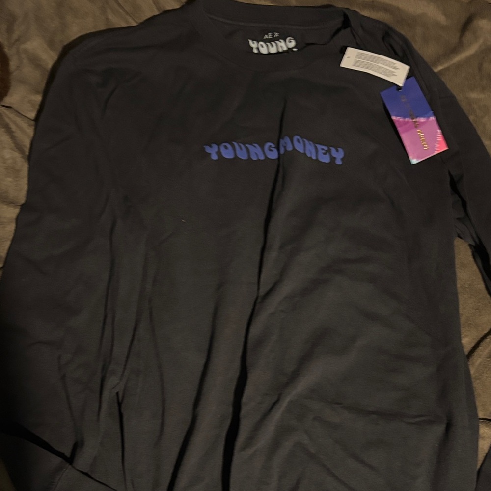 American Eagle Outfitters Black Long Sleeve Tee 2019